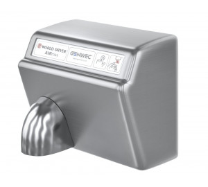 Model A hand dryer automatic stainless steel brushed